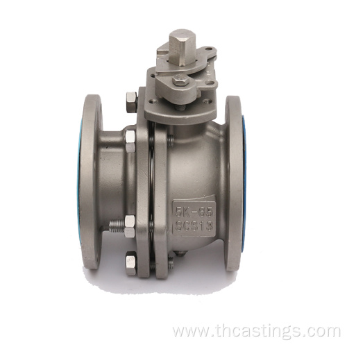 Customize valve-body size floating manual ball valve CF8